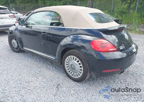 2014 Volkswagen Beetle из США, поврежденный, VIN 3VW517AT2EM818920